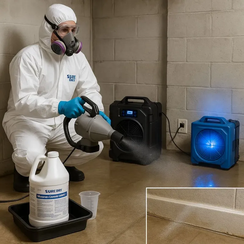 Sanitization and Odor Removal process in Mamou, LA