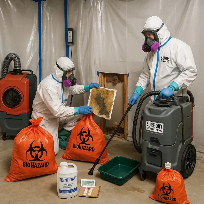 Contaminated Water Handling Protocols process in Mamou, LA